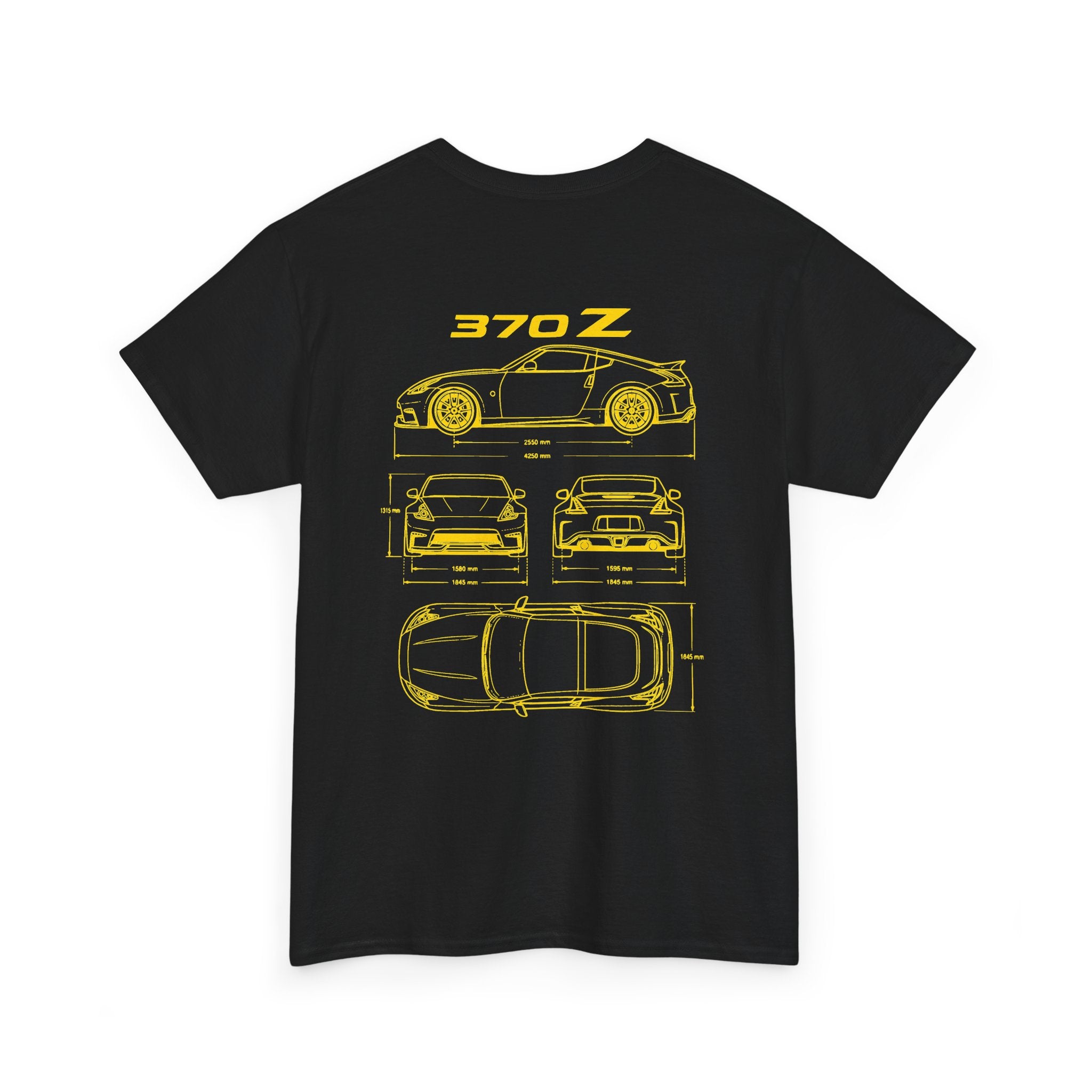 370Z Blueprint T-Shirt - Yellow