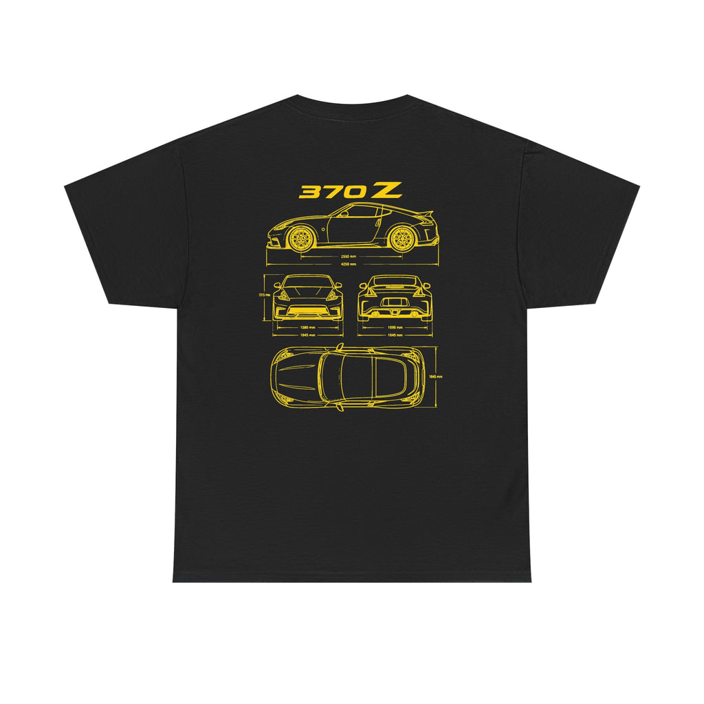 370Z Blueprint T-Shirt - Yellow