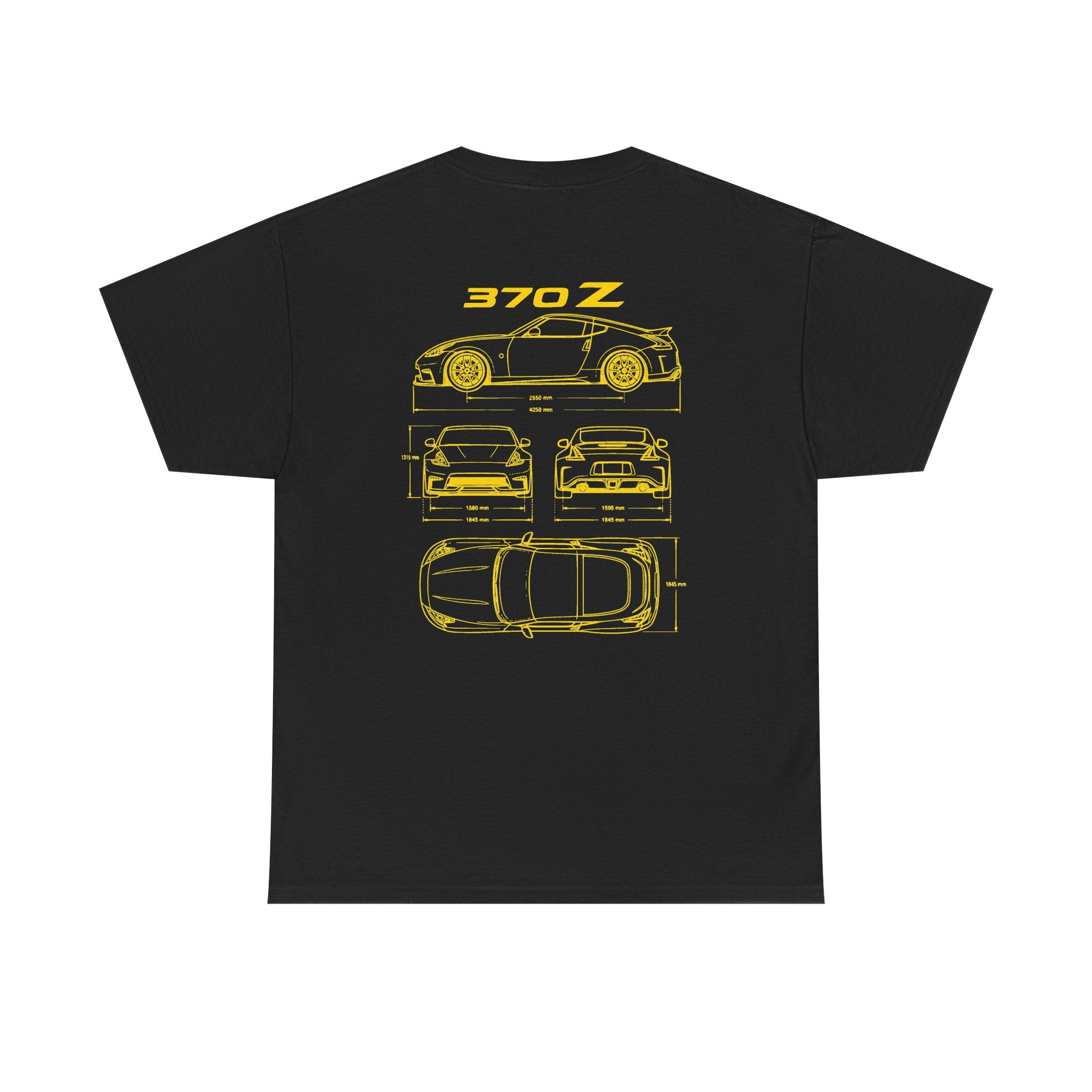 370Z Blueprint T-Shirt - Yellow