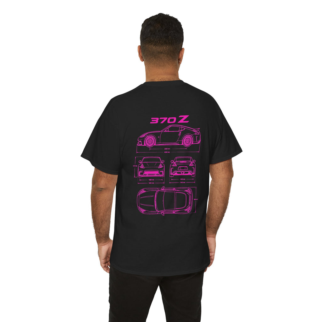 370Z Blueprint T-shirt - Pink