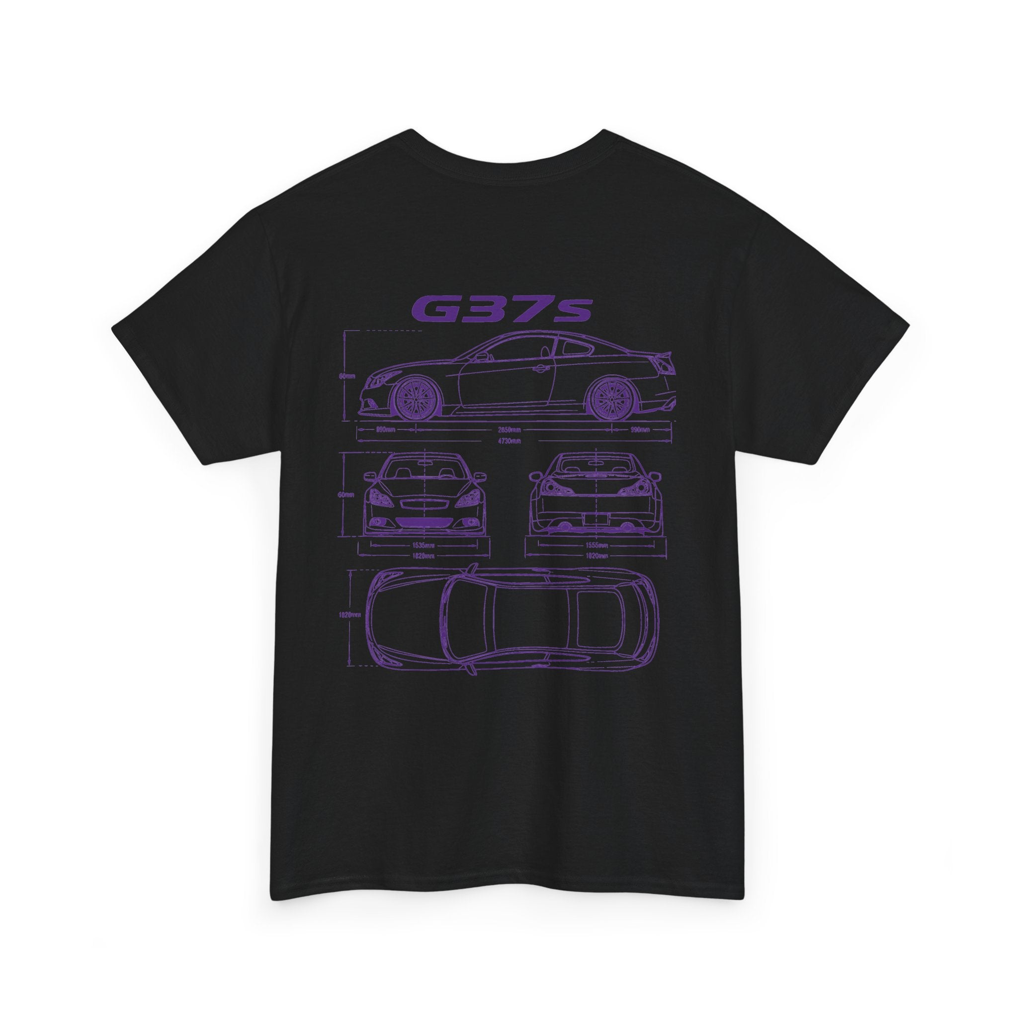 G37s Blueprint Car T-shirt - Purple