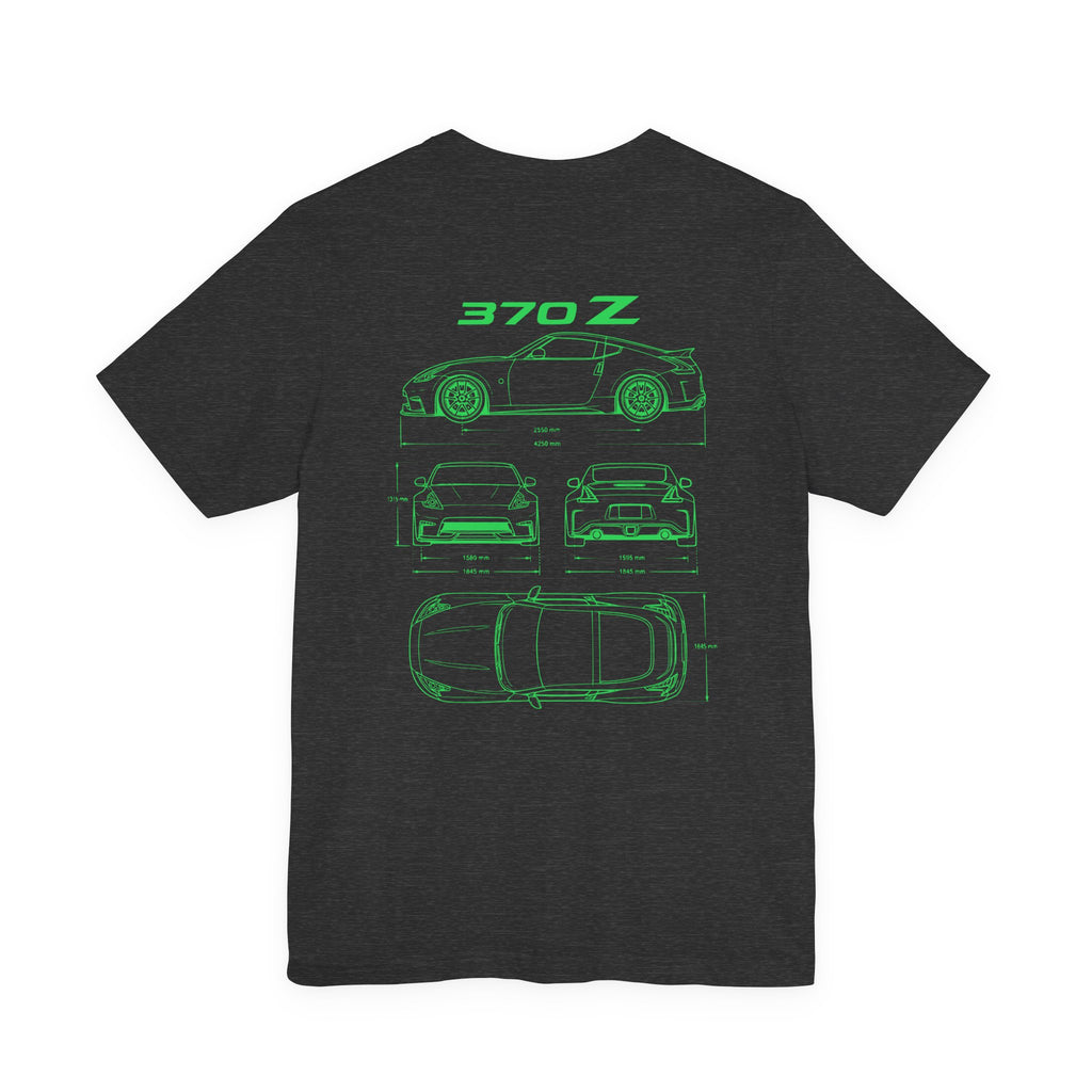 370Z Blueprint T-Shirt — 370Z Drift Car Enthusiast Tee
