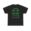 370Z Blueprint T-Shirt - Green