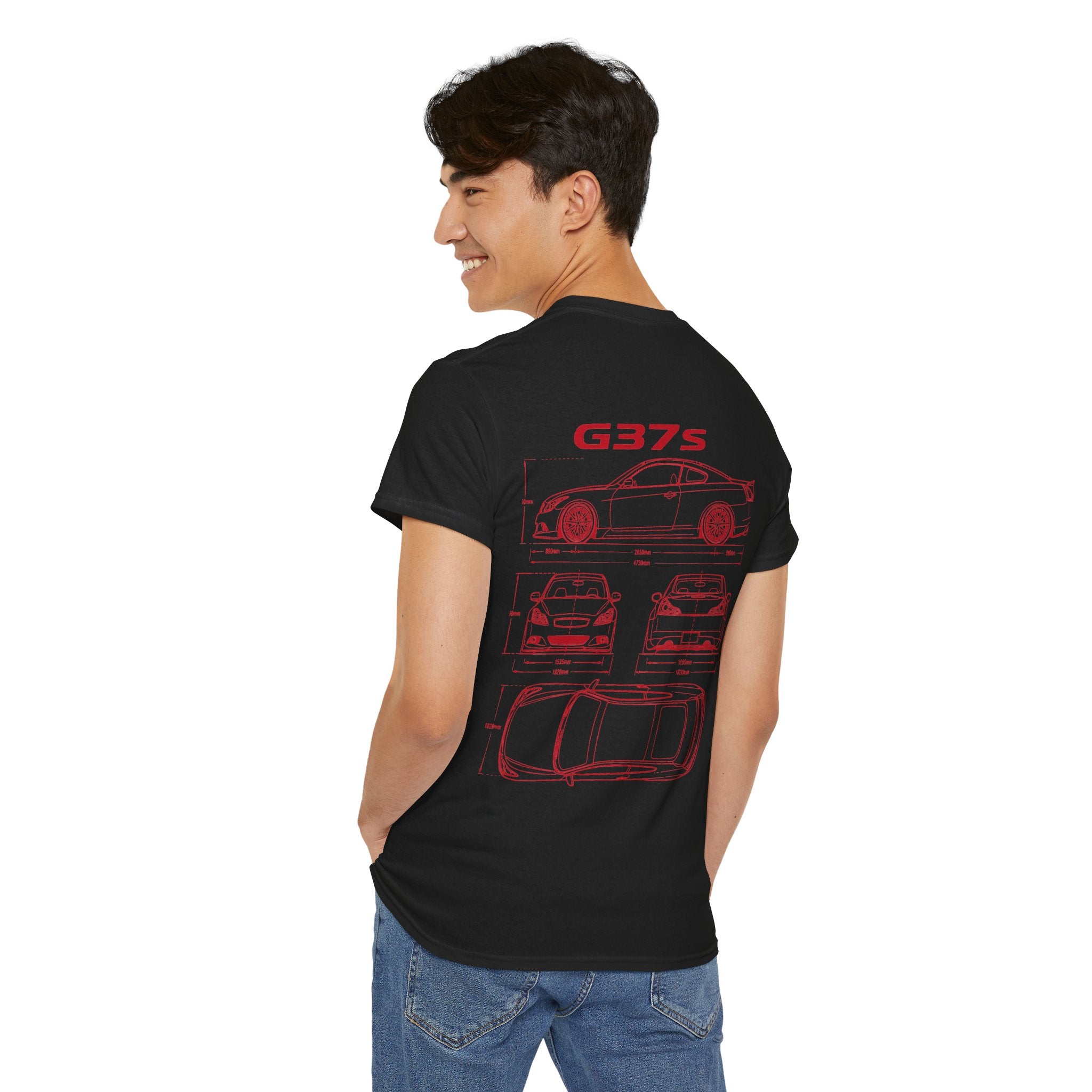 G37s Blueprint T-shirt - Red