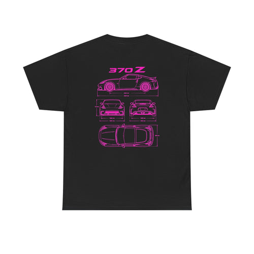 370Z Blueprint T-shirt - Pink