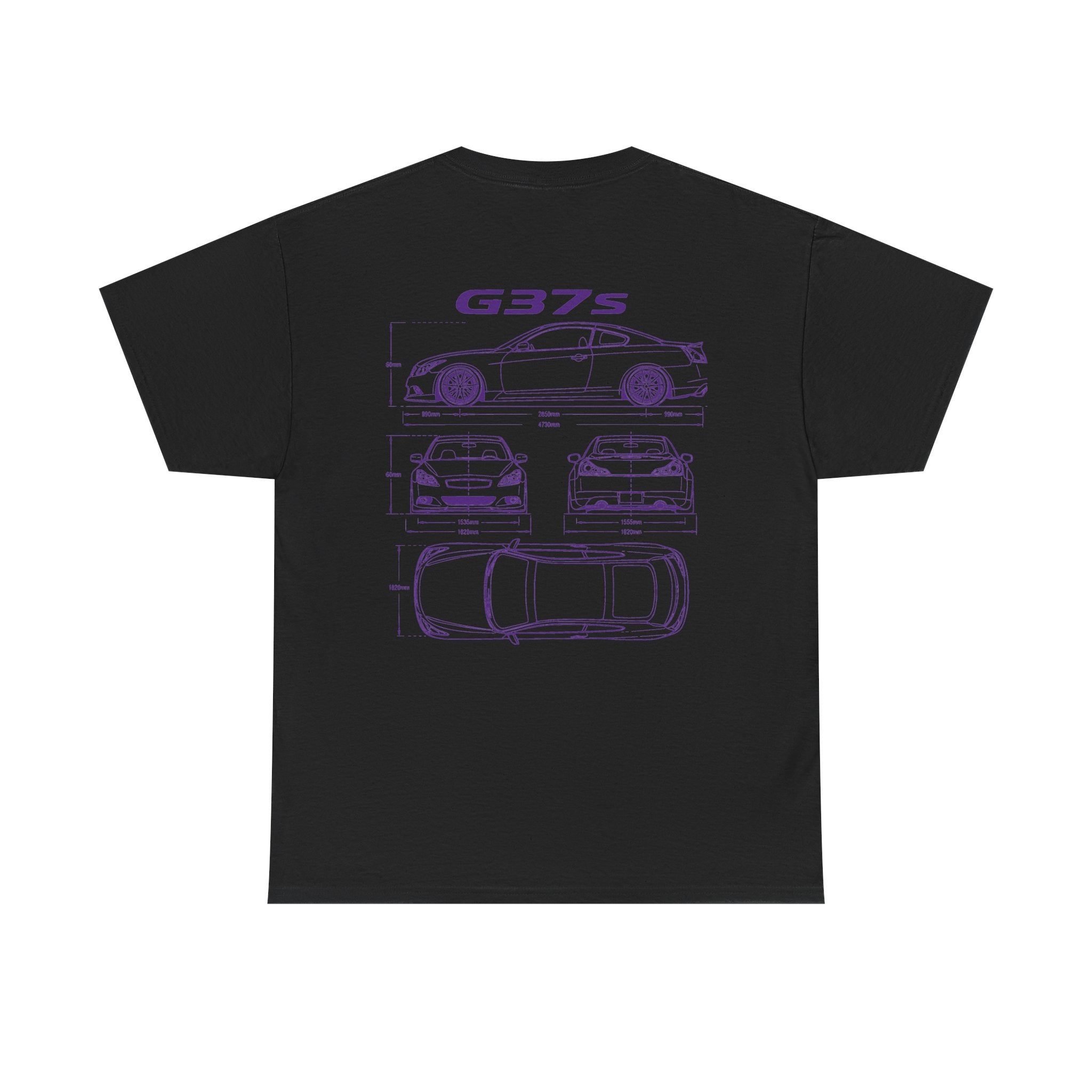G37s Blueprint Car T-shirt - Purple