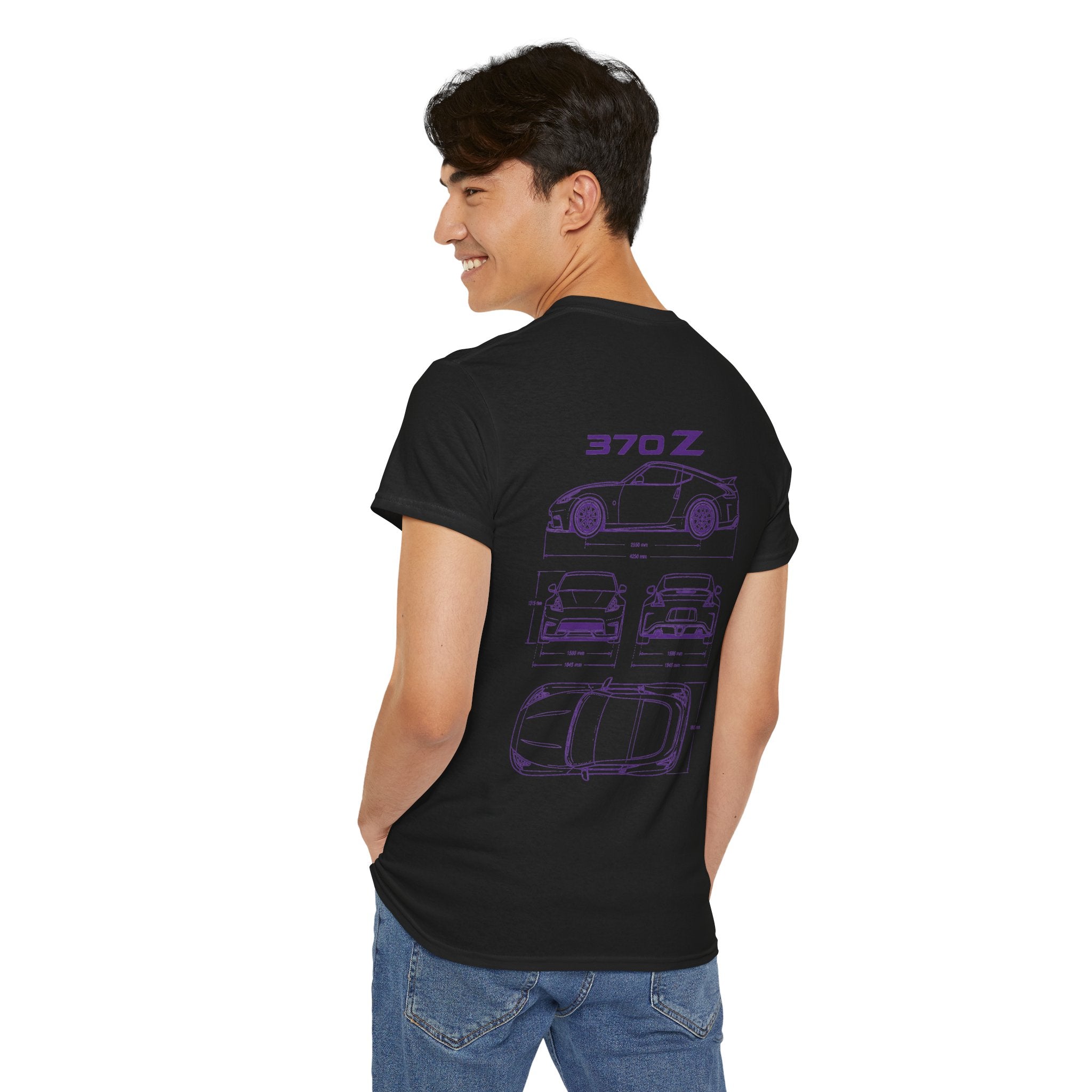 370Z Blueprint T-shirt — Purple